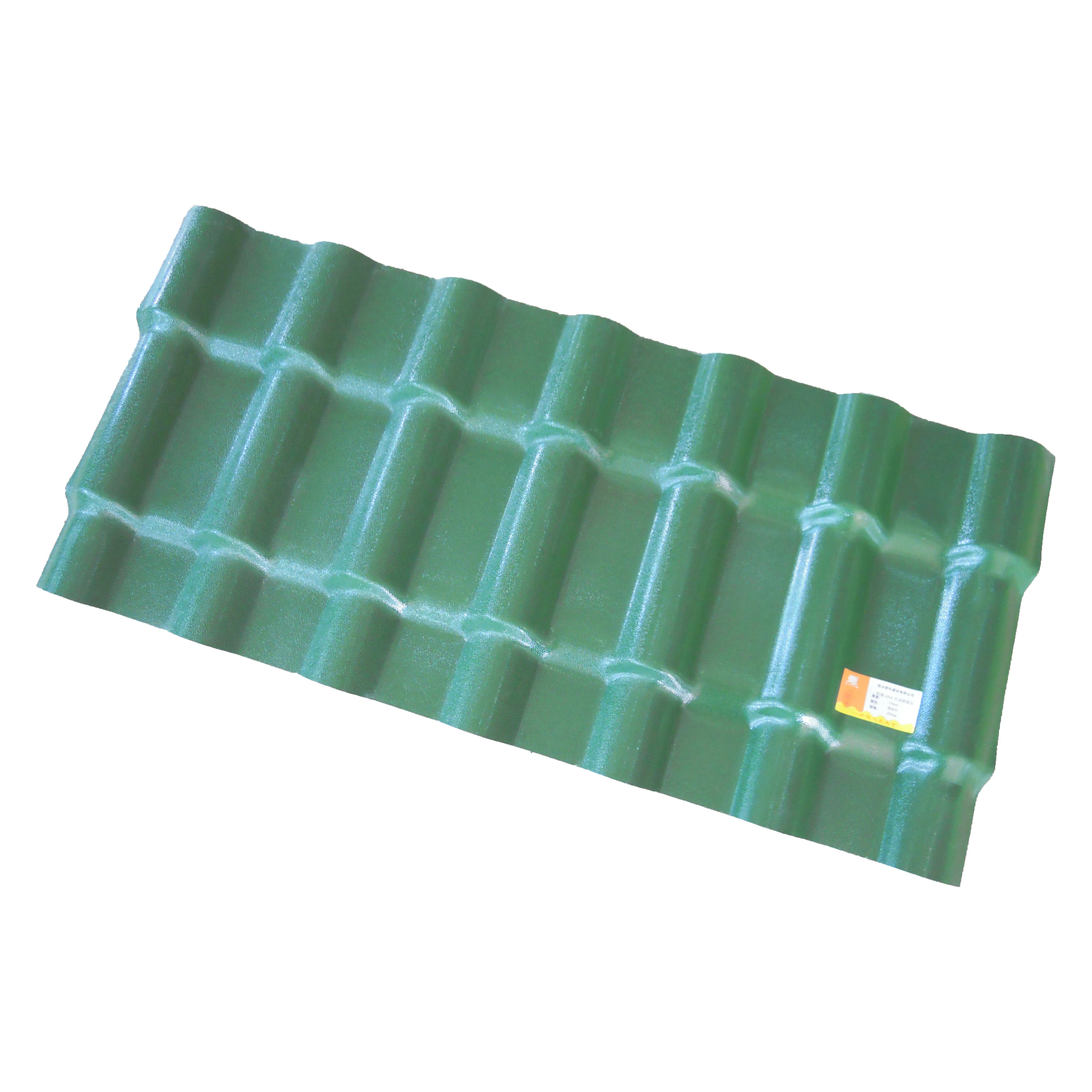 Manufacturers selling ASA synthetic roofing tiles pvc anti corrosion aging resistance plastic roof sheet