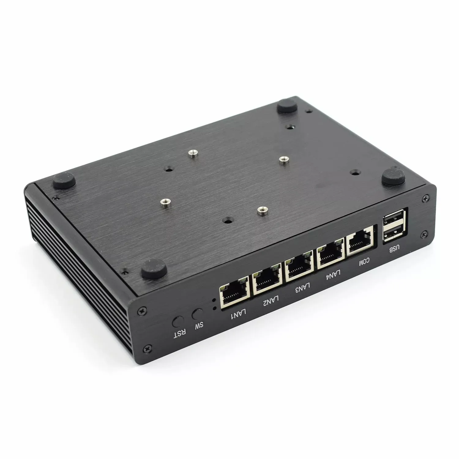 HYSTOU J1900 Industrial Mini PC Server DRR3 RAM Firewall Pfsense with 4