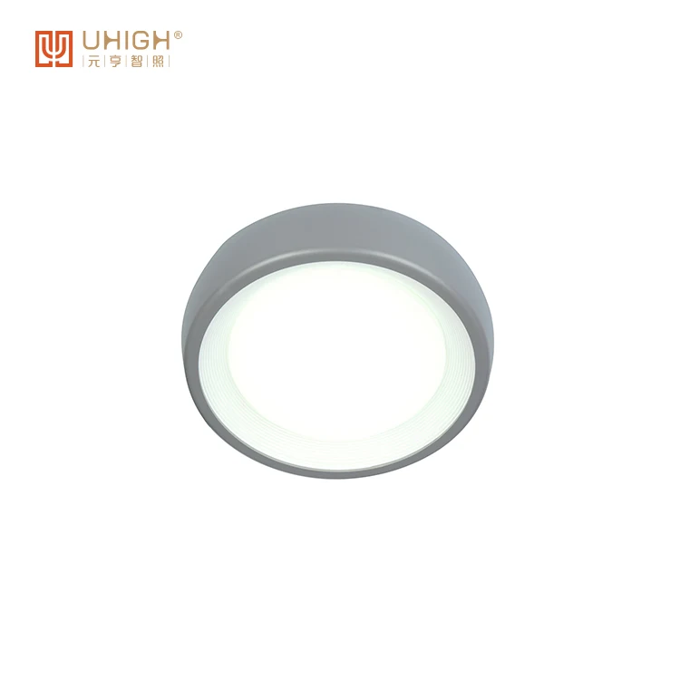 9W SMD LED IP65 Surface Mounted Plastic Outdoor Gate Round LED Bulkhead Light
