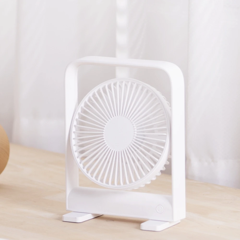 USB Rechargeable Mini Fan, Portable Desktop Fan with Battery for Bedroom and Office