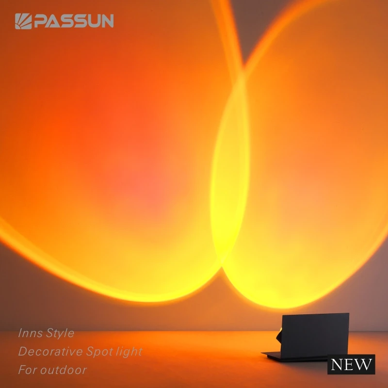 Atmosphere Night Light  Ac100-240v exterior sunset light waterproof 6w spot light