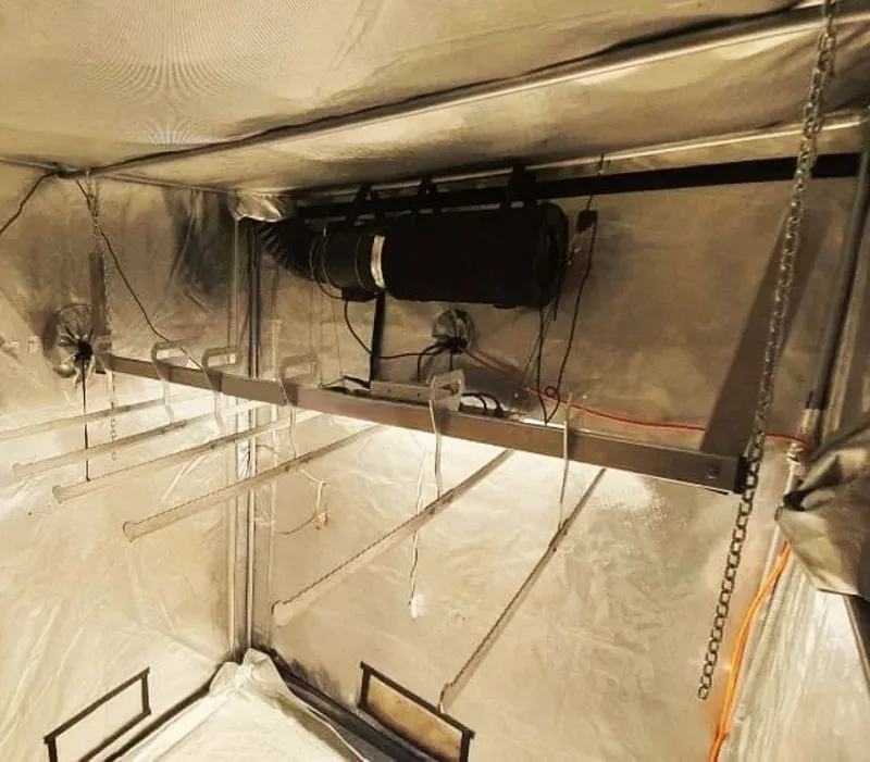 2024 New Arrivals Aluminum Metal Drying Cart Trolley Drying Rack for Herbs