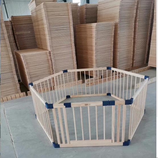 Безопасный Деревянный Манеж для детей