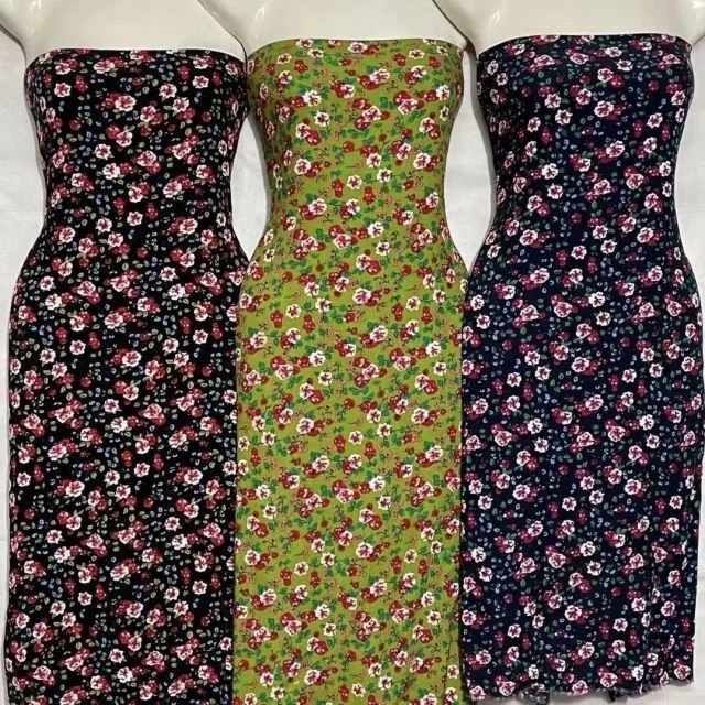 High performance 100% rayon printed cotton floral fabric