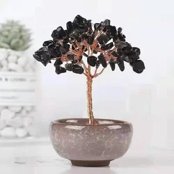 high quality fenshui amethyst crystal tree money lucky gem tree  gem wishing tree