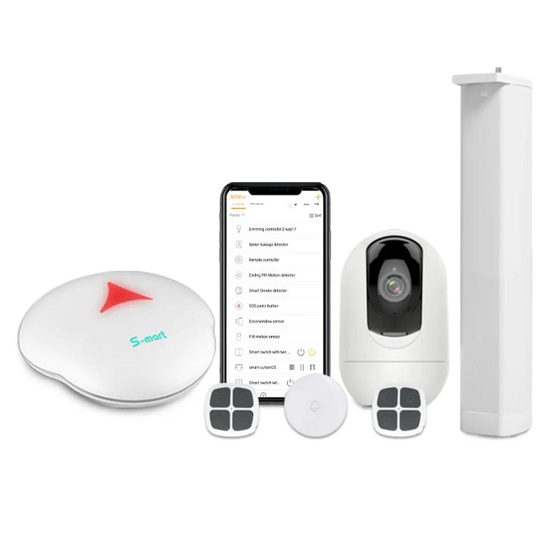 2021 new arrival Golden Security wifi wireless smart home system with security alarm functions