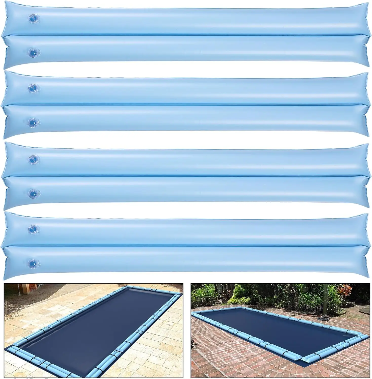 factory wholesale cheap Double Chamber Pool Water Bag pvc durable Heavy-Duty Winter Water Tube for Swimming Pool Covers