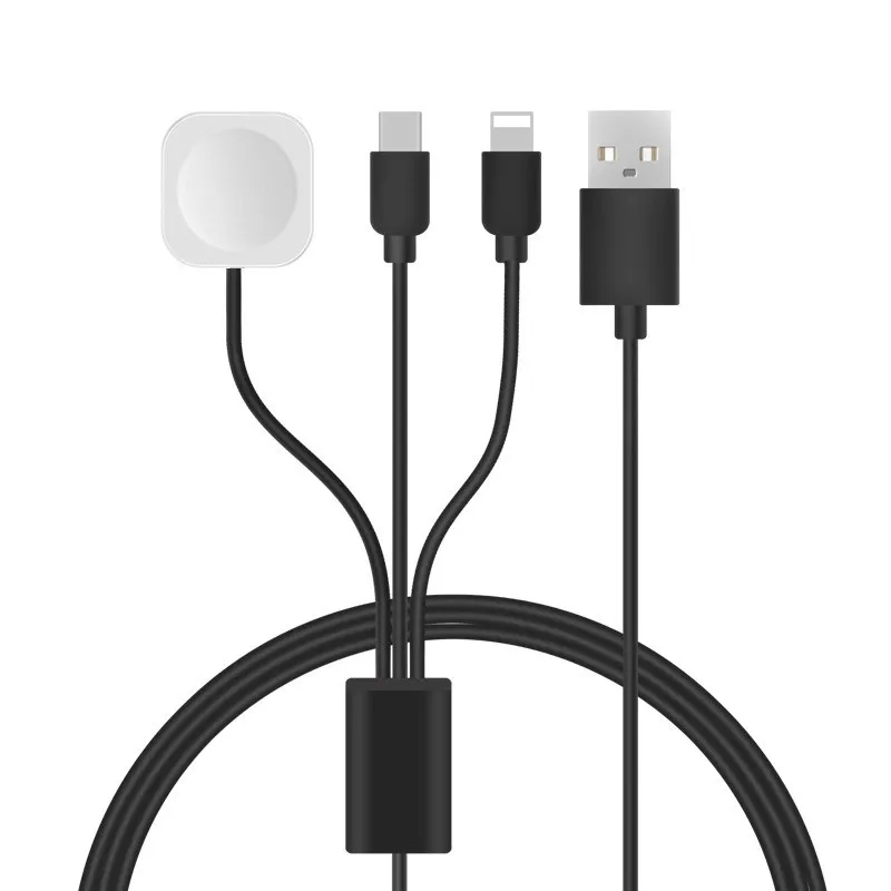 type c 8 pin apple watch charging cable 3 in 1 usb wireless usb charger Compatible with Apple Watch