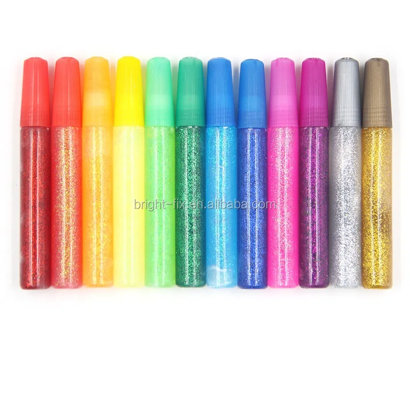 pva glue white liquid school white school glue for diy craft 7mm 11mm hot meltsilicon bars glitter Glue pen Stick For Diy