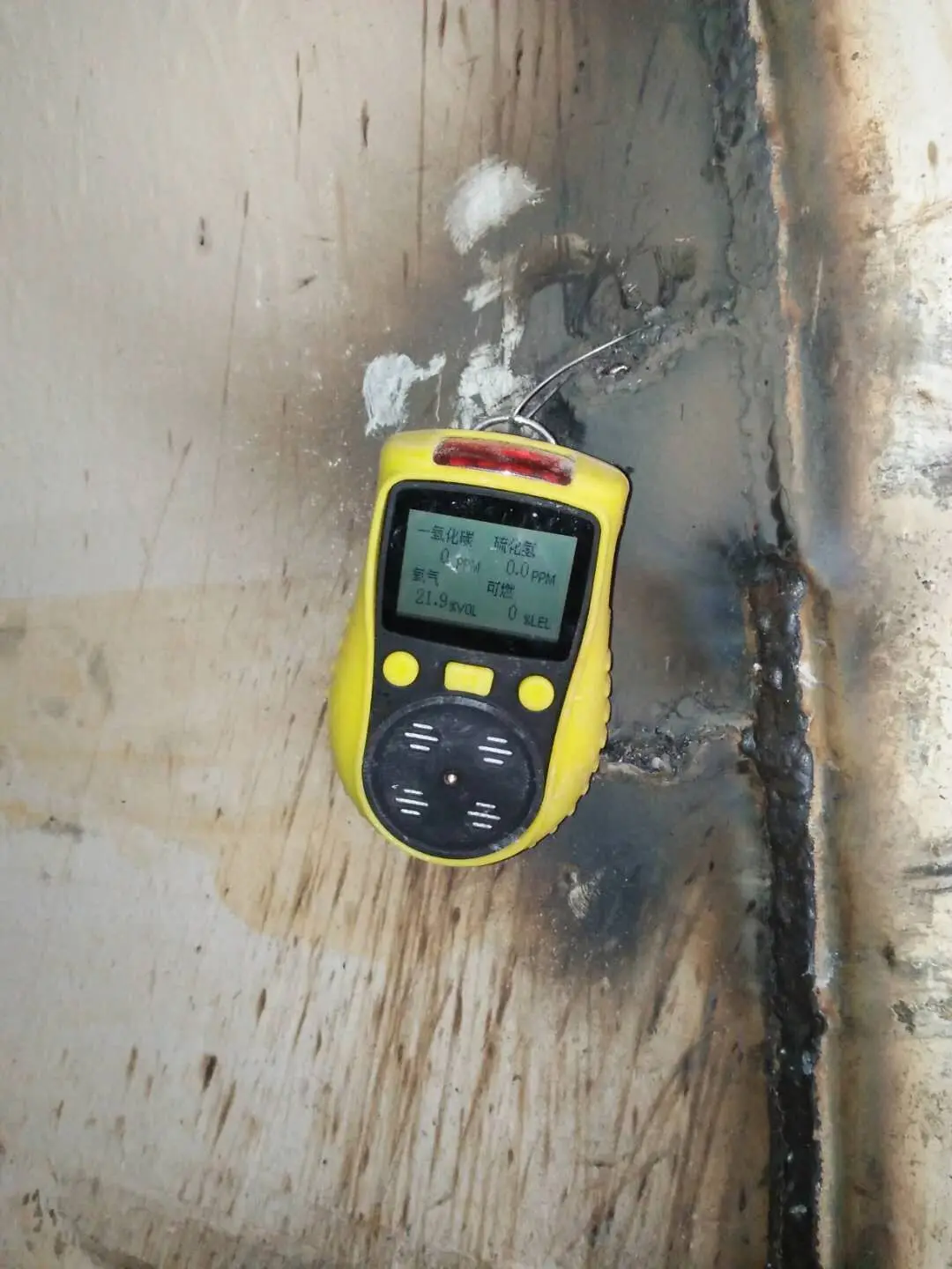 Hydrogen Sulfide Gas Meter Alarm 0-100ppm For Safety Purpose With ATEX CE H2S Tester