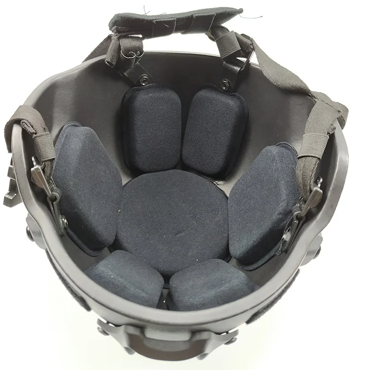 High quality aramid material MICH bulletproof helmet with ear protectors