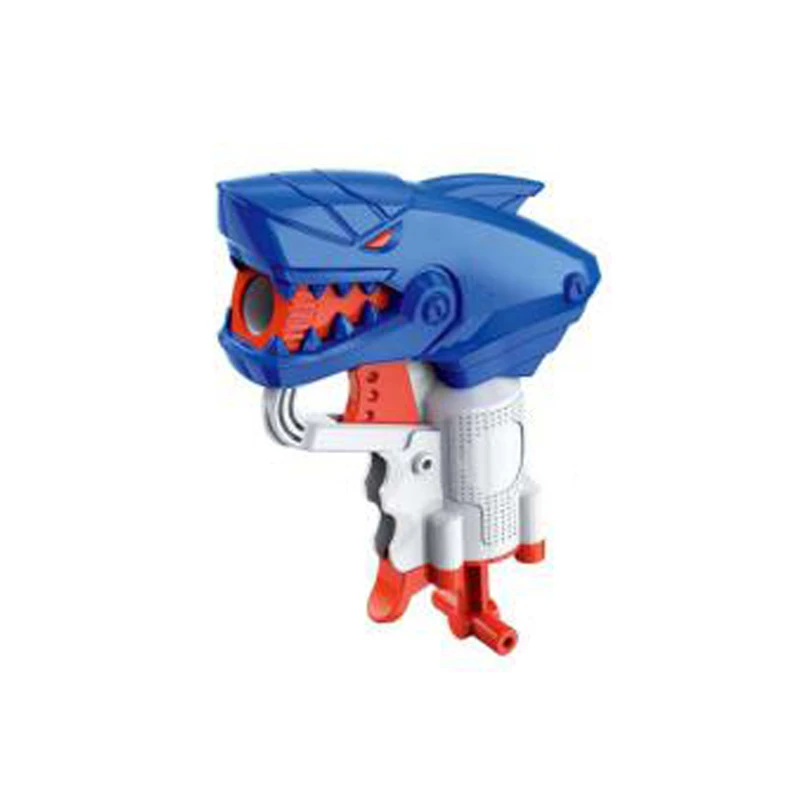 New design Mini Soft Bullet Gun Toys Cartoon Shark Dinosaur Shooting Gun Pistola Airsoft set battle Interactive Game for kids