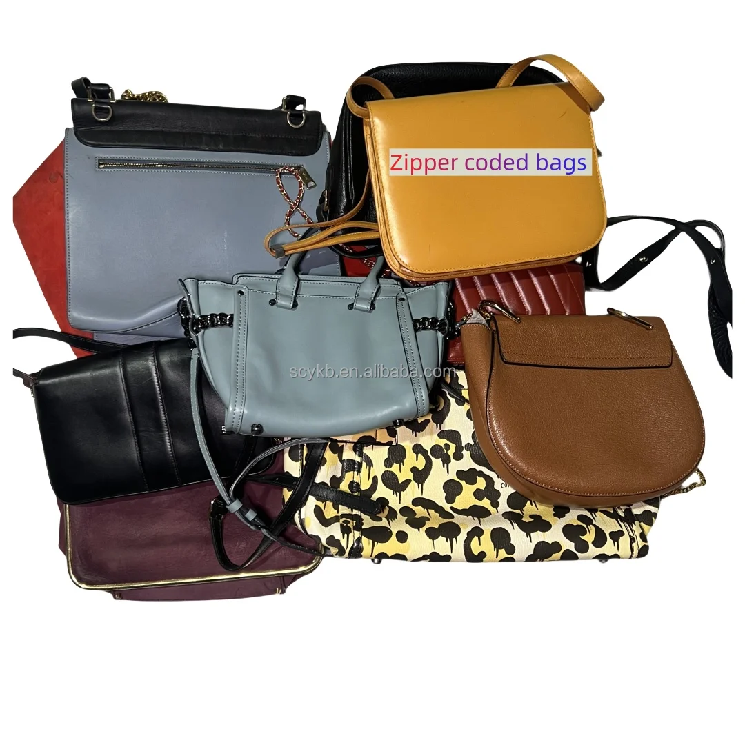 A1 Used Bag Branded Ladies Italy of Real Leather in Good Condition Second Hand Luxury Brand Bags in Bales Original Luxury Bags