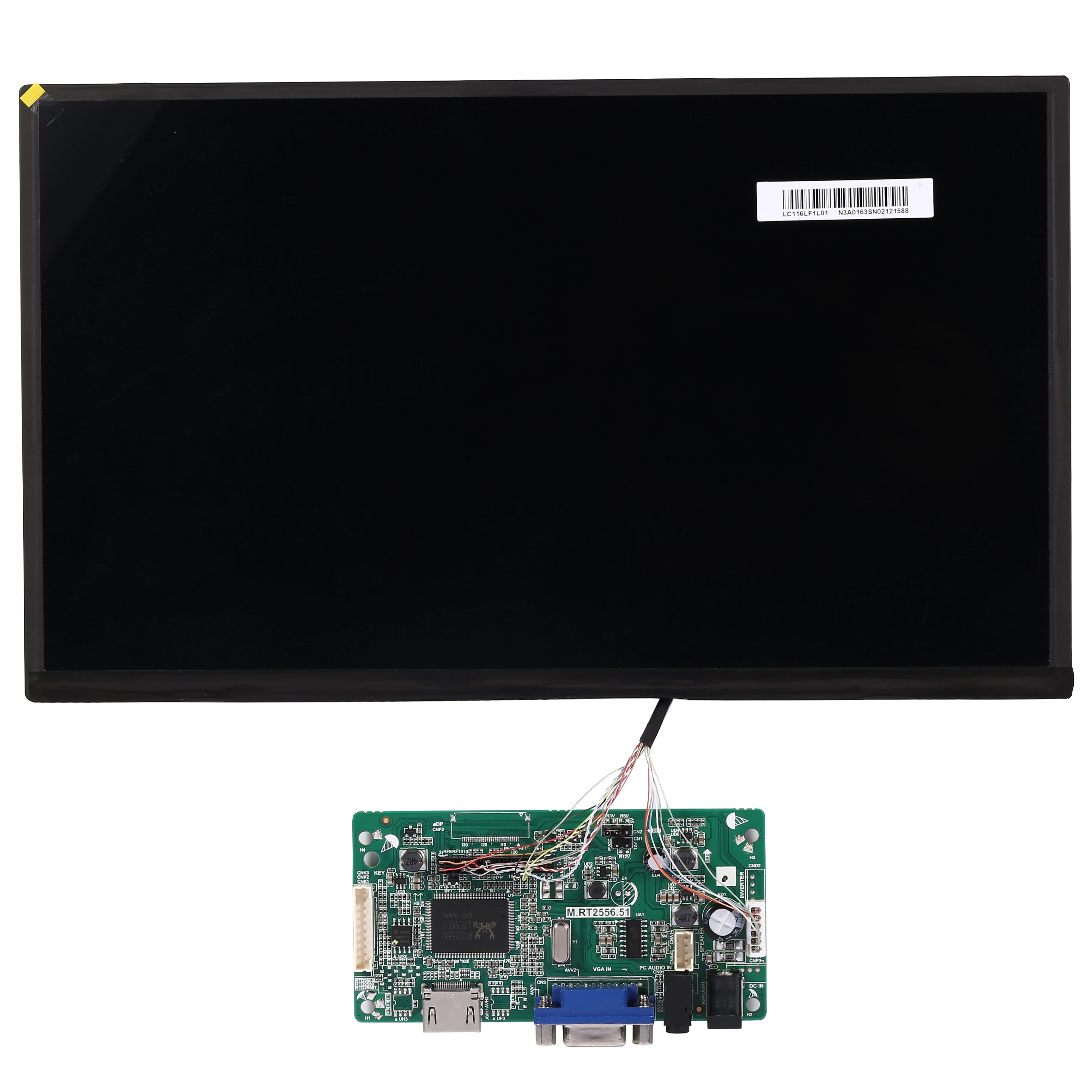 1920x1080 High Resolution 11.6 inch EDP Interface 30PIN TFT LCD Display