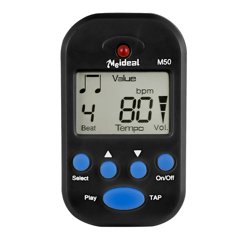 Цифровой мини-метроном для гитары пианино скрипки от производителя Meideal M50 на заказ