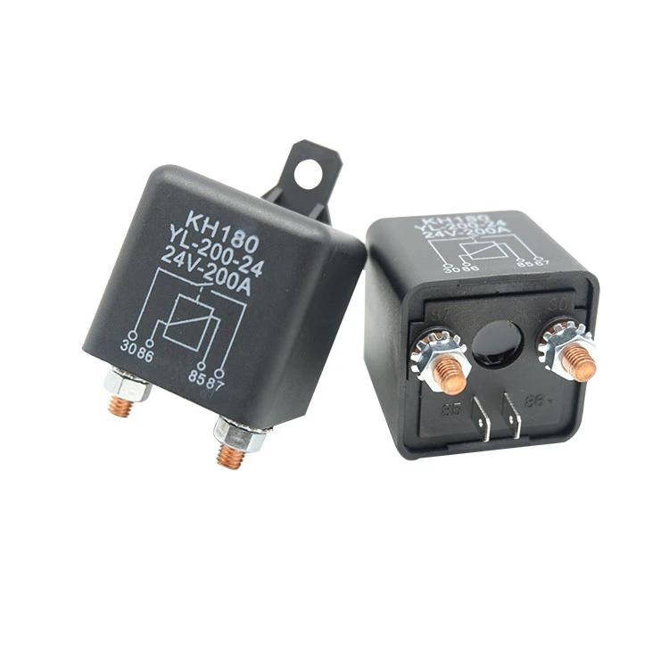 Yueqing Manufacturer Automotive High Current Voltage Protection 24v Relay for Continuously loaded type