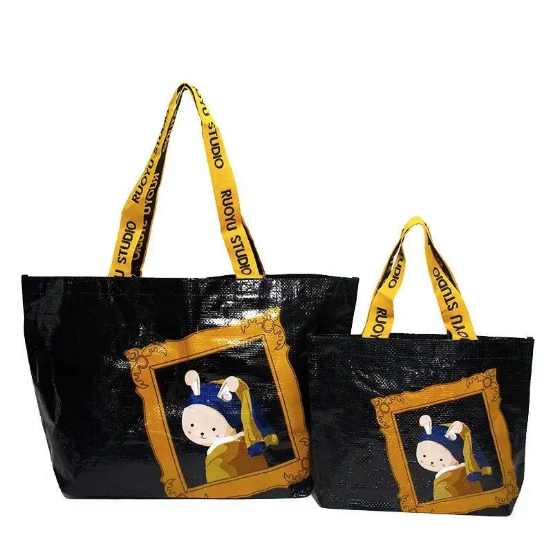 Eco Friendly Factory mass customized natural recyclable pp-woven bags, waterproof and anti-fouling