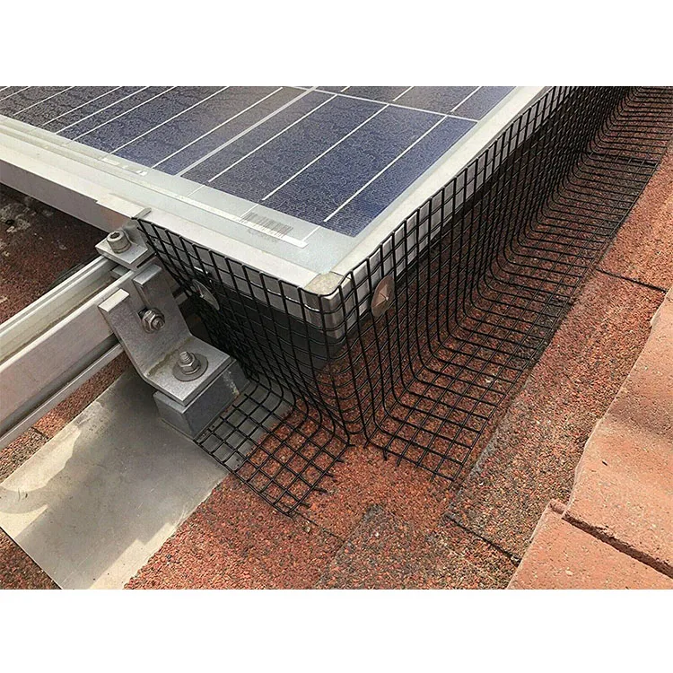Solar Panel Bird Critter Guard Roll Kit with Fastener Rooftop solar panel arrays mesh rodent guard