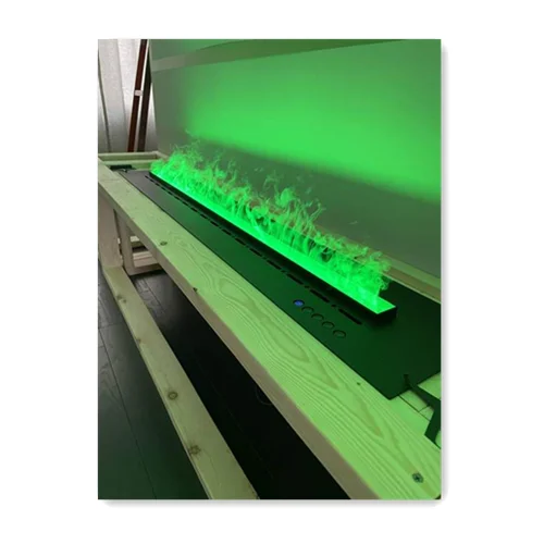 60 inch length seven colors changing without heater  3d steam fireplace