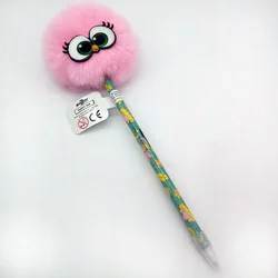 Оптовая продажа, креативные канцелярские принадлежности для письма на заказ, розовая шариковая ручка с милым рисунком птицы