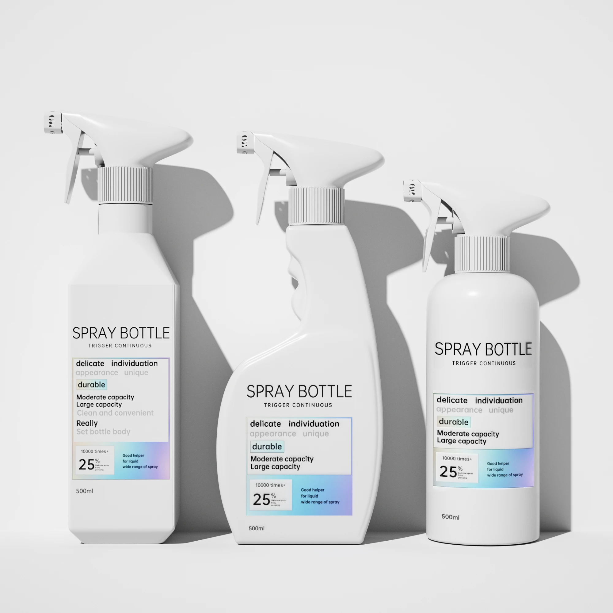 good quality plant trigger sprayer for pump bottle pet plastic bottle 500ml trigger duty luxury room spray bottle with packaging