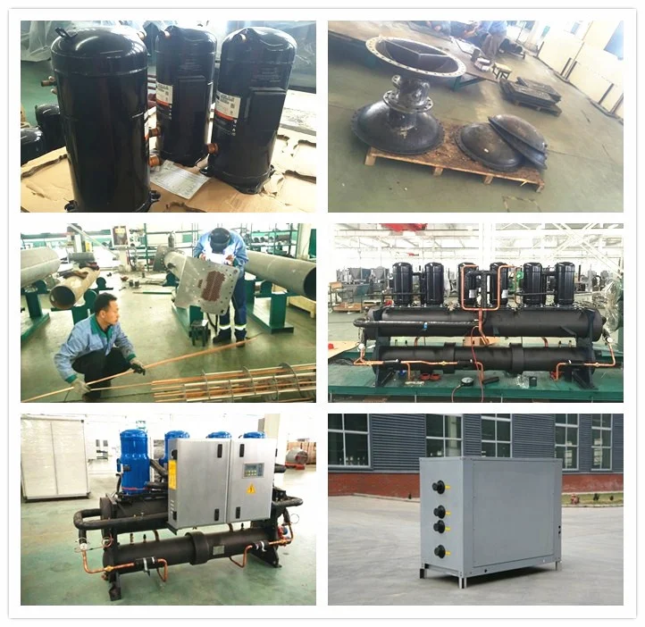 Industrial water cooled scroll compressor water chiller price