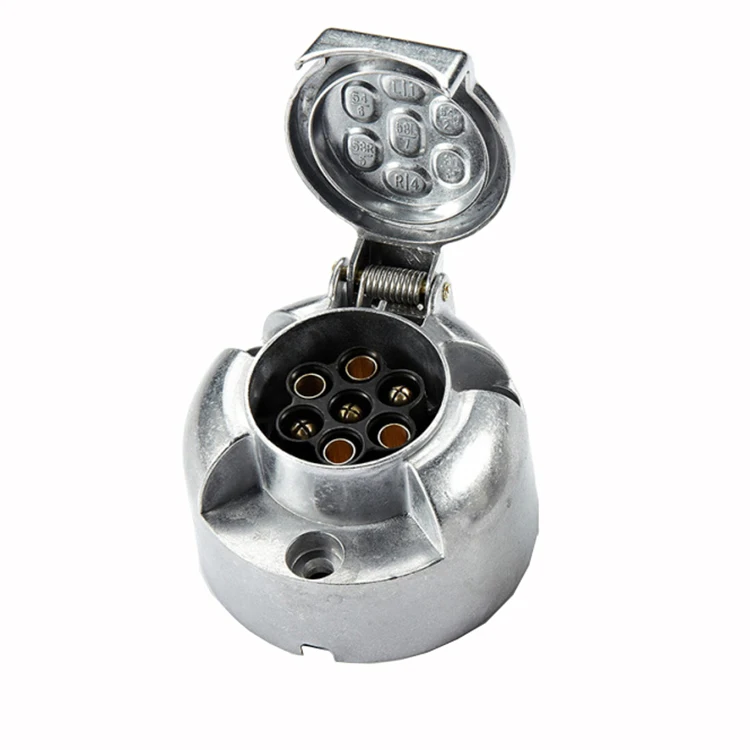 trailer tow parts 7 Pin aluminium Socket for trailer