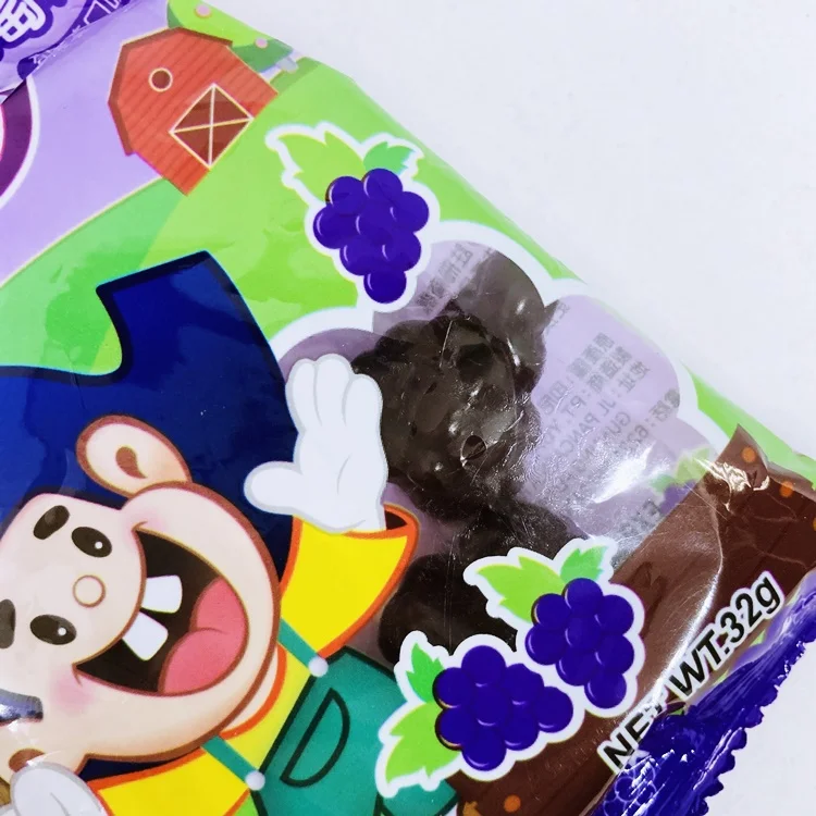 HOT SELLING TAIWAN CANDY GUMMY GRAPE JELLY DELICIOUS CANDY