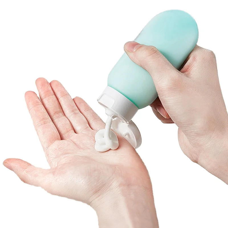 New Hot Selling Customized 60ml Cosmetic Hose Silicone Travel Bottle For Personal Care