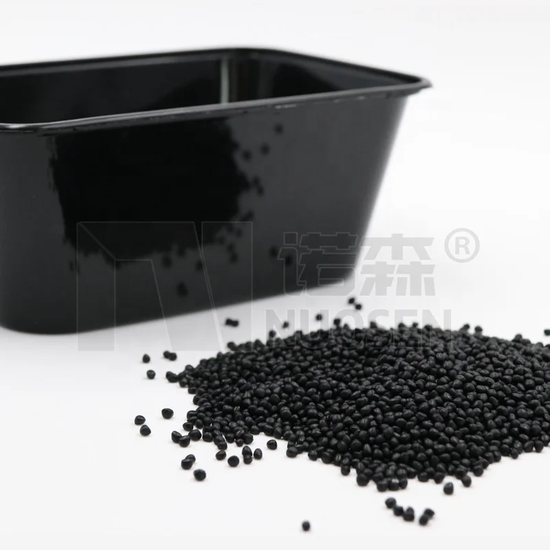 Food grade 50% carbon black masterbatch blue tone black pigment for food container, lunch box