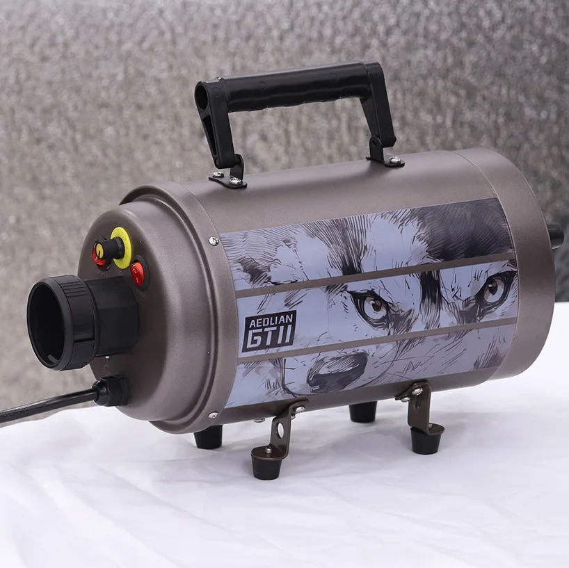 Adjustable wind speed/temperature High power fast drying pet hair dryer Novelty Designed AMETEK motor Pet bath blower