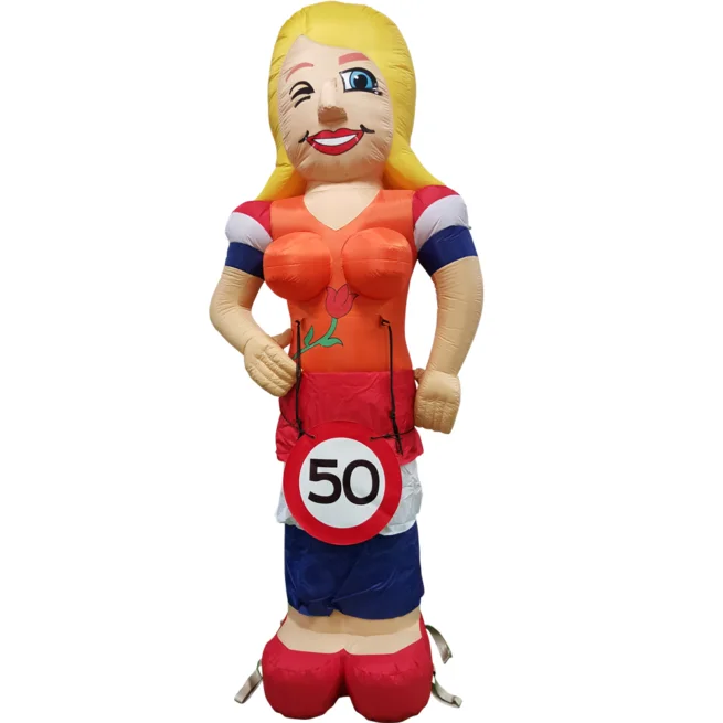Decoration Inflatable Sarah Pop Huisvrouw Fashion Woman Cartoon Holland Sarah Doll With Sale Bag For Event/party/anniversary