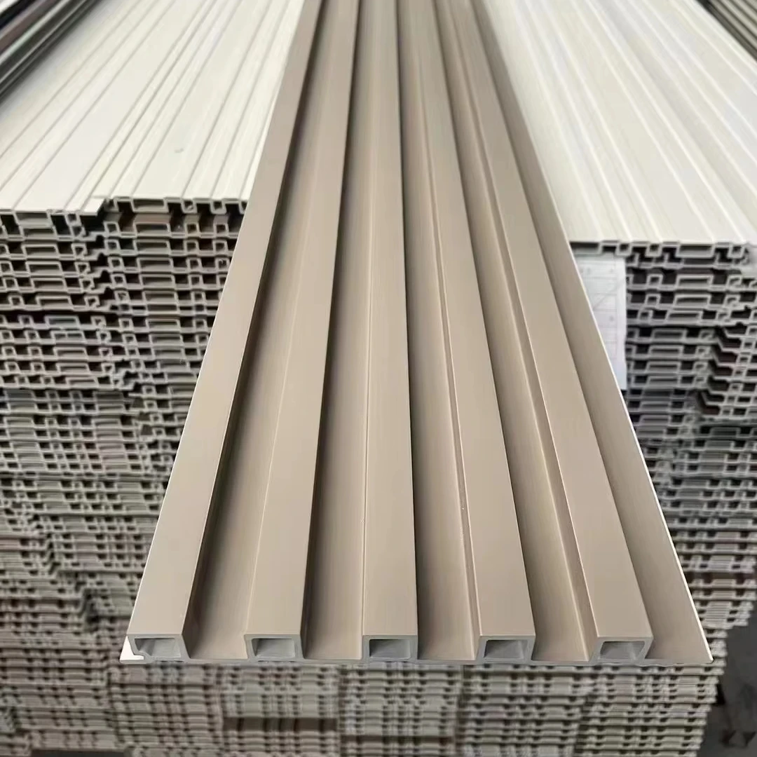Wood Alternative WPC Wall Panel Cladding Interior Fluted wall panel Decor Material