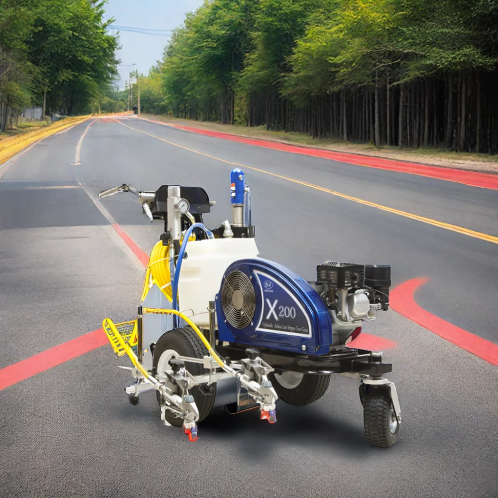 Yanfeng X200 безвоздушная машина для Разметки Дорог точных линий на большой парковке в аэропорту города