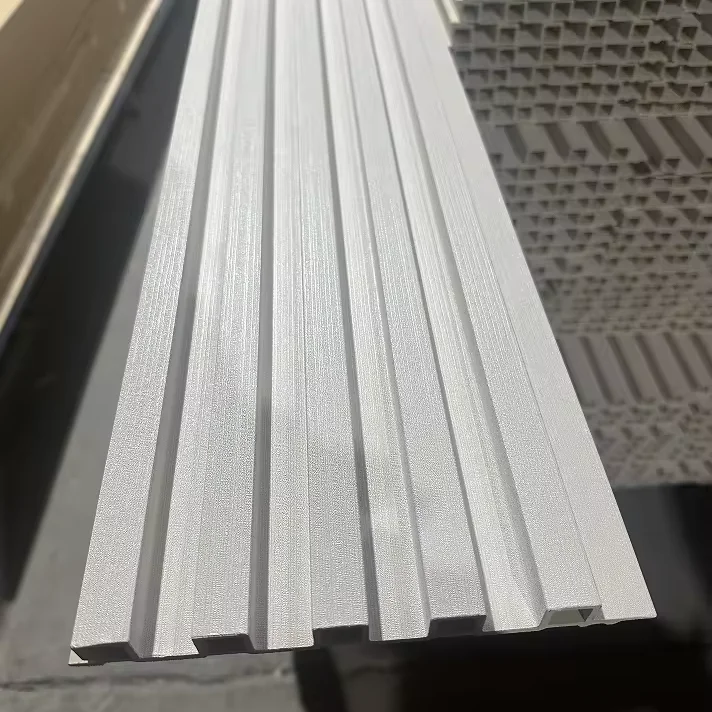 5 holes 200*20mm composite laminated wood substitute wall decor panels