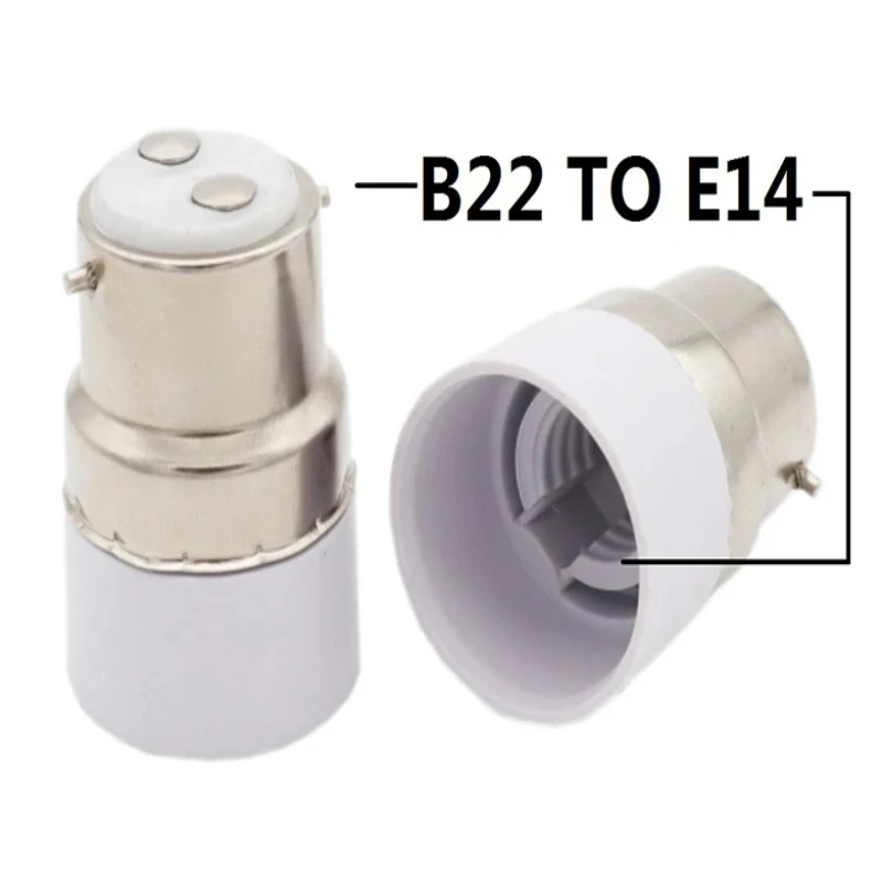 Cassette Lamp Holder Copper Plastic B22 to E14 Light Holder Fittings Socket Converter B22 SAA Lighting Accessory