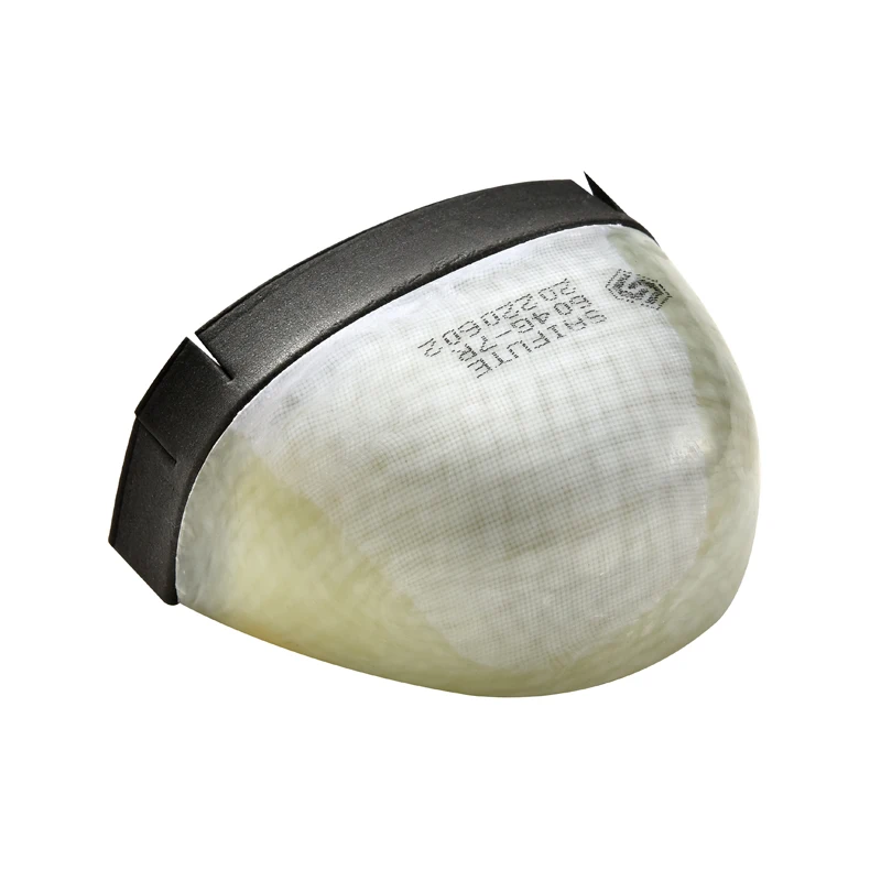 removable fiber glass toe cap for safety shoes with rubber strip