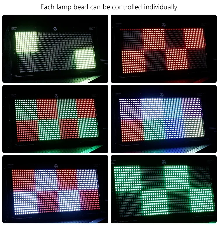 Strobe light photography studio flash 1000 strobe light stage DMX led light 1000w RGB LED strobe