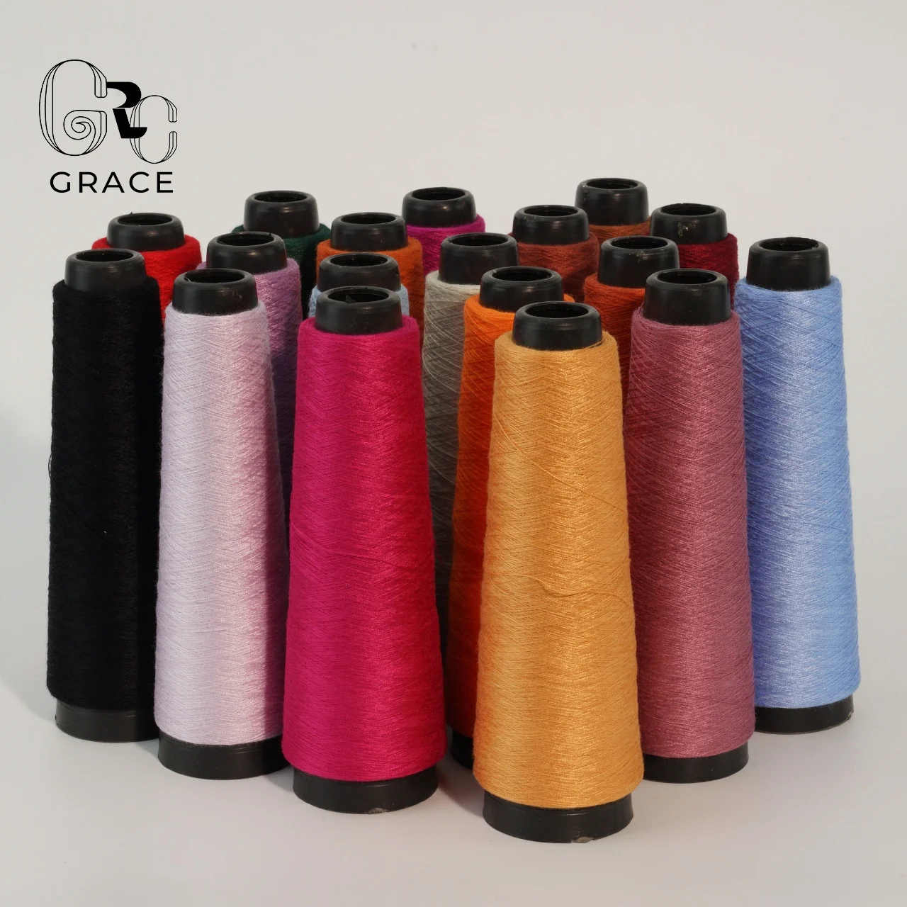 High Elasticity Viscose yarn 40s/2 Colored 100%Rayon Viscose mercerized yarn