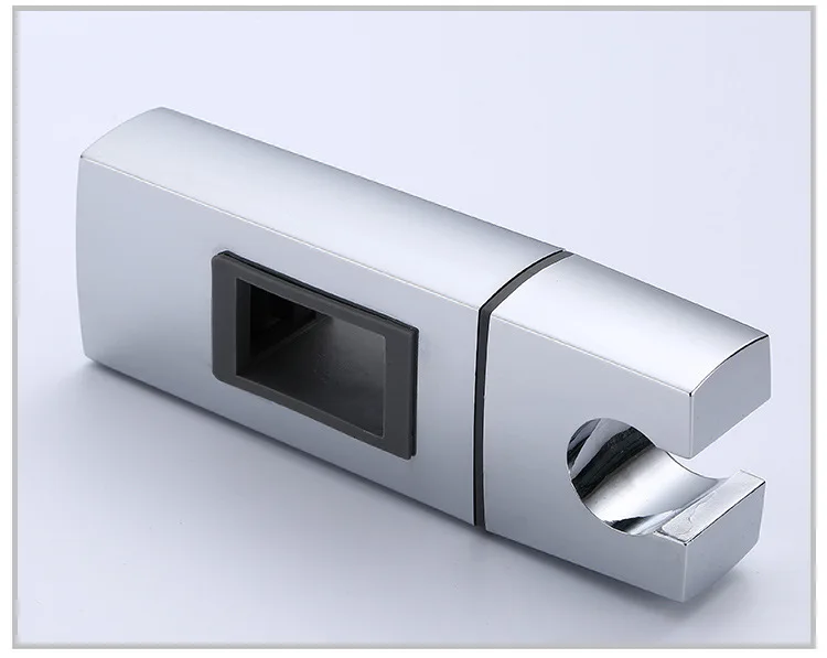 Bathroom Shower Accessories Adjustable Slide Bar Wall Mounted Square ABS Plastic Shower Mounting Brackets