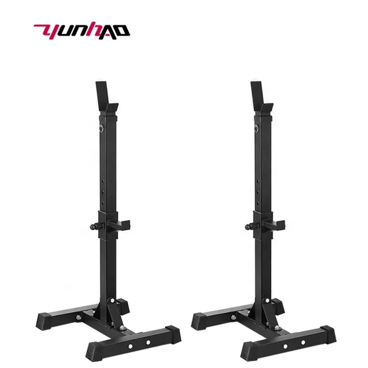 YunCheng Hot Sale Adjustable Height Portable Dumbbell Racks Sturdy Steel Squat Rack For Strength Training