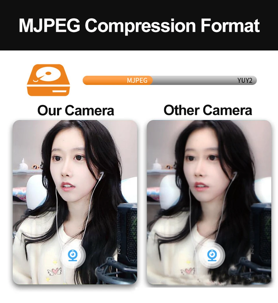 Full HD 1080P 2K 4K Webcam Auto Focus Fill Light Web Camera With Microphone Live Broadcast USB Computer PC Web Cam