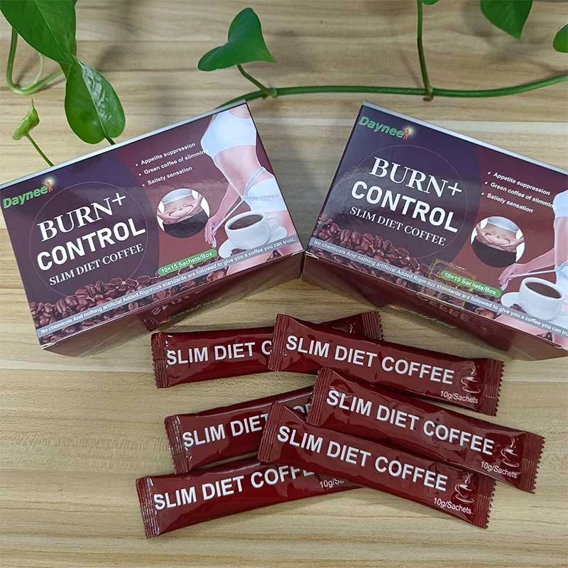 Private Label Fast Burn Control Coffee Body Shaped Skinny Flat Tummy Detox Diet Coffee Products for Slim Minceur Perte De Poids