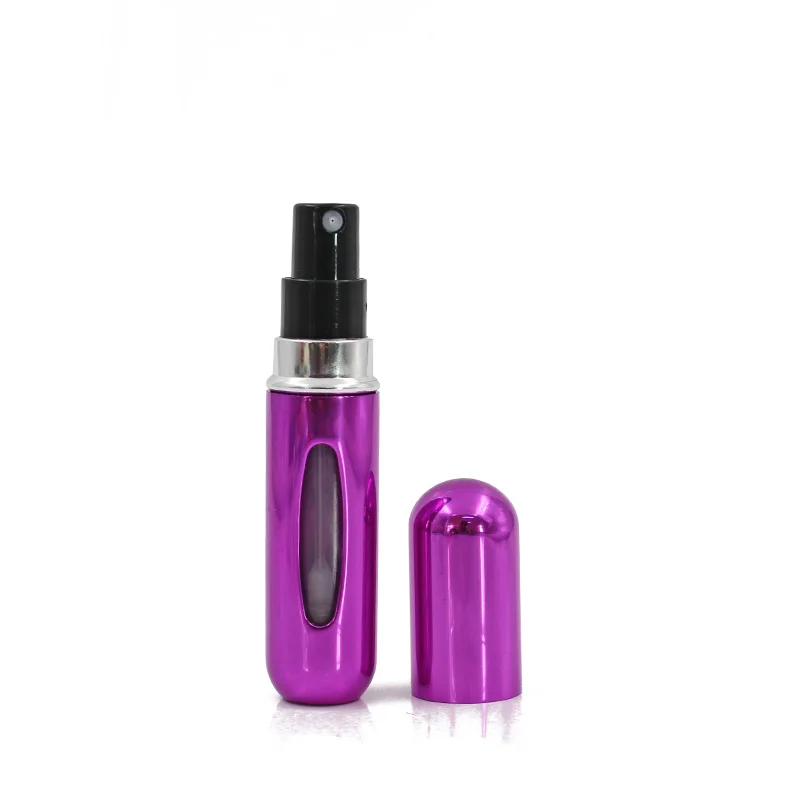 wholesale 5ml  easy bottom refillable perfume sprayer bottle  parfums aluminium atomizer carry on metal perfume atomizers
