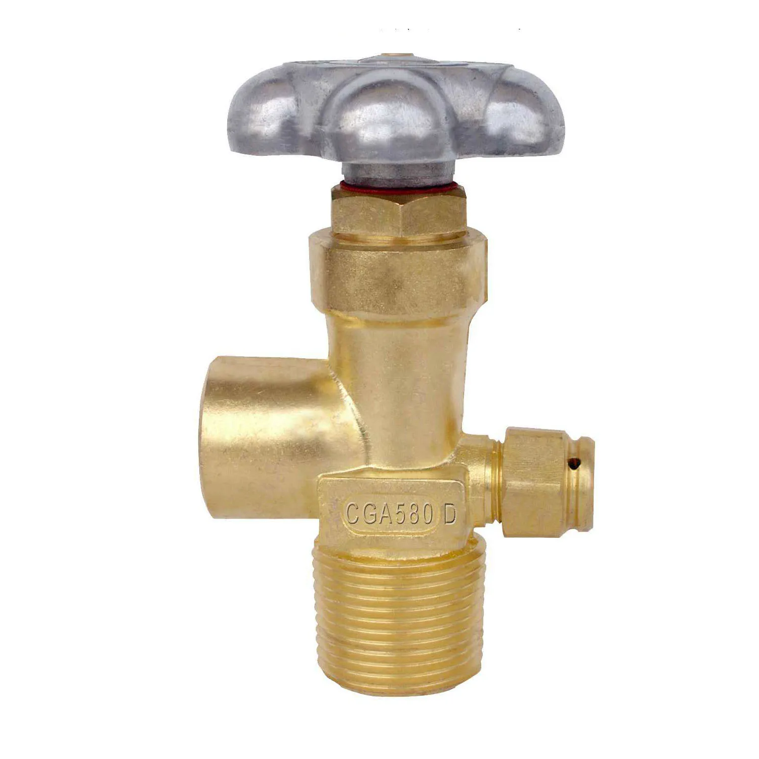 Brass argon cga580 gas cylinder valve