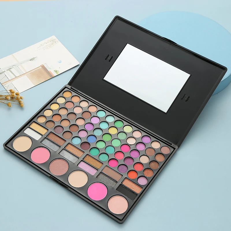 
Fashion European and American 78 colors eye shadow set decoration blush palette cosmetics makeup eye shadow palette 
