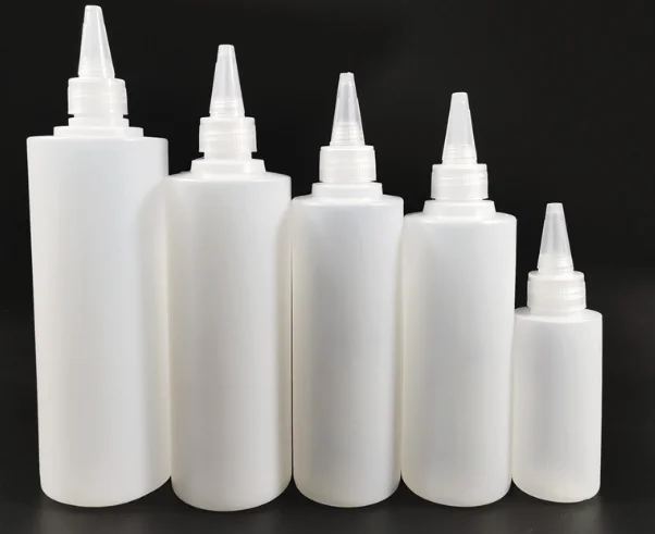 PE Glue Plastic Bottle With Yorker Dispensing Dropper Cap
