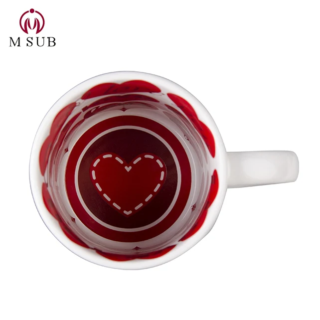 
Sublimation blanks Valentine s Day gifts promotional motto mug for sublimation inner printed mugs cup 