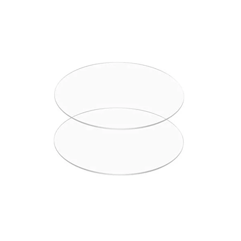 Custom Shape Laser Cut Clear Perspex Acrylic Circle Discs Christmas Ornament Acrylic Circles