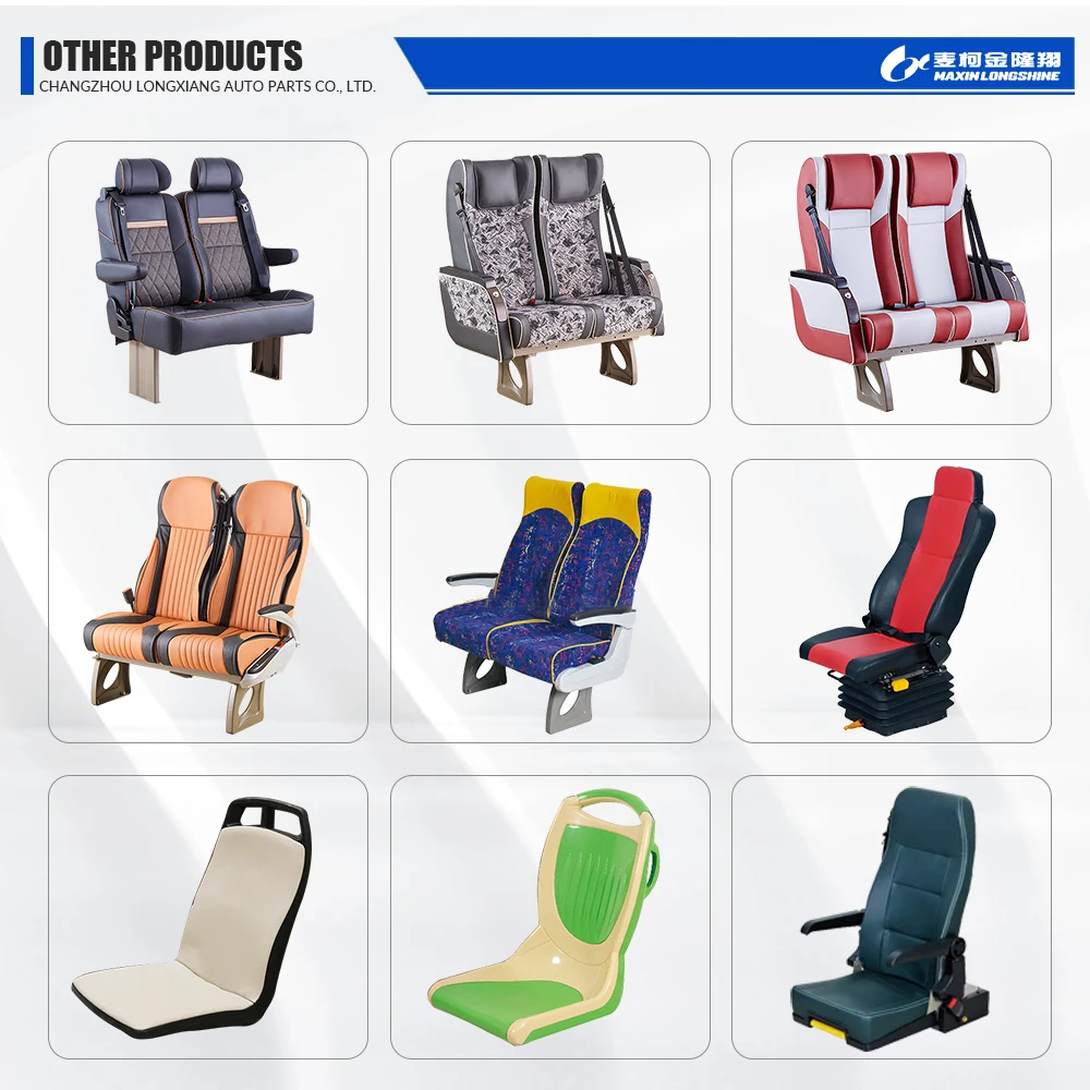 56 coach comfy bus seat recliner manufacturer, automatic driving foldable bus seat dimensions